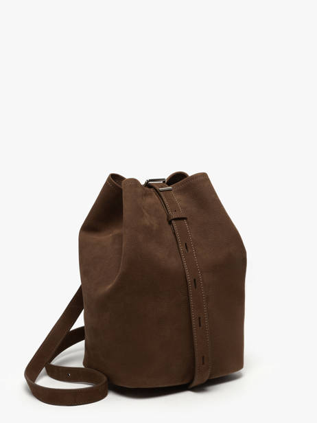 Cross Body Tas Cavalier Nubuck Leder Etrier Bruin cavalier nubuck ECAN126M ander zicht 2